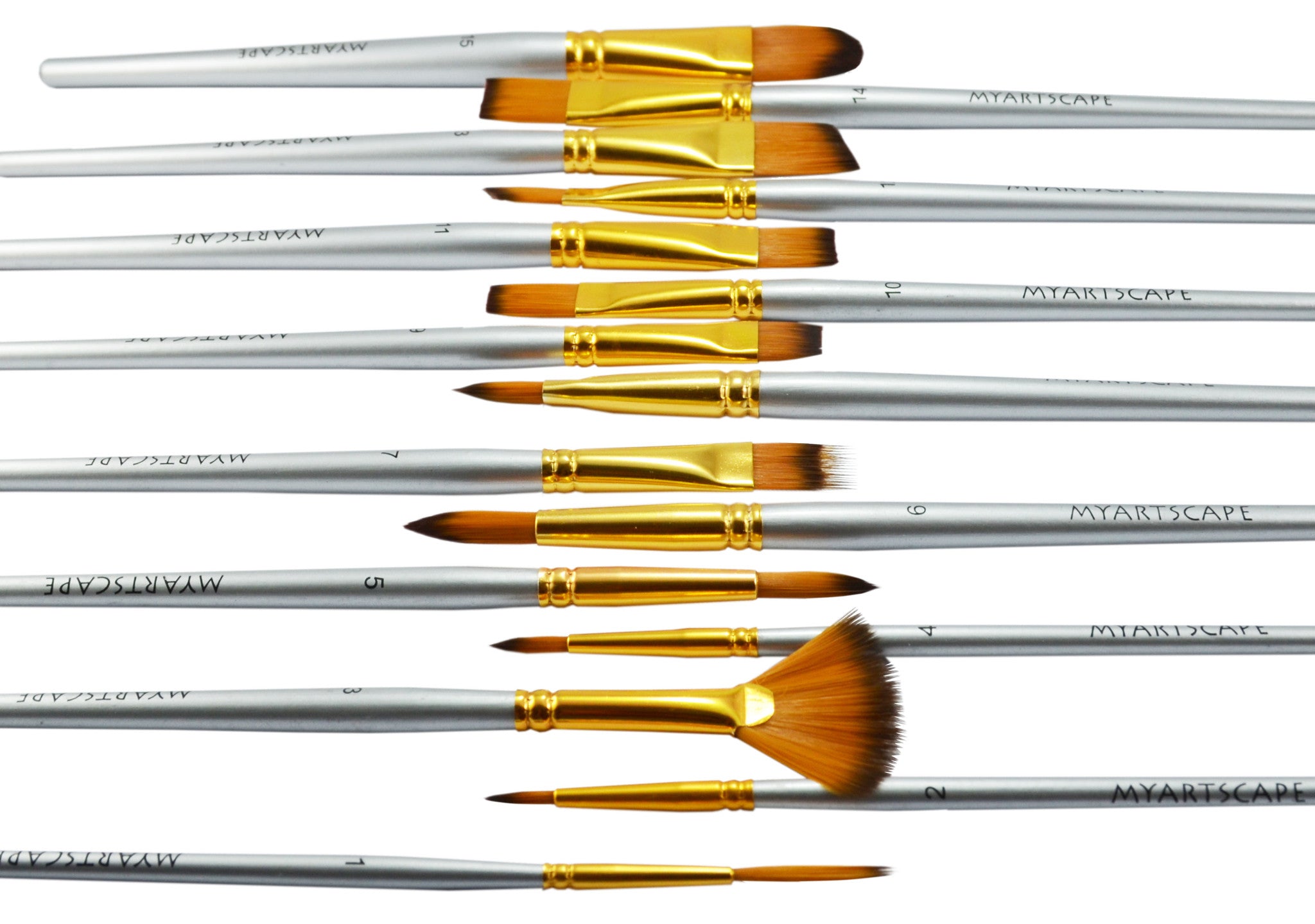 Top Acryl Round Paint Brushes – Monet's Art Supplies