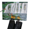 Top 15 Artist Paintbrushes - Complete Set with Long Handles and Travel Holder