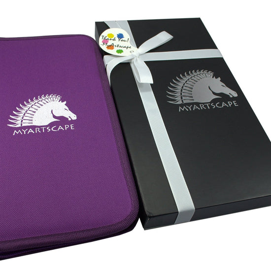 Create Masterpieces with the 15 Pc Art Brush Set and Travel Holder