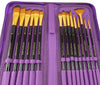 Upgrade Your Art Supplies with the 15 Pc Brush Set - Long Handle Brushes