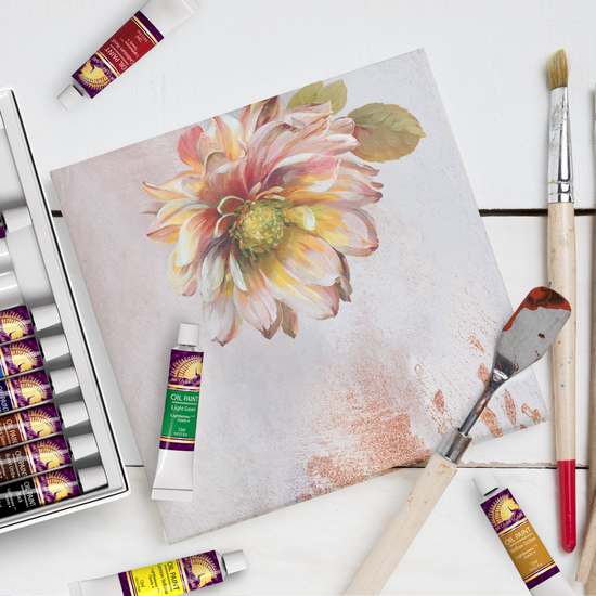 12ml Oil Paint Tubes - Assorted Set of 12 Colors