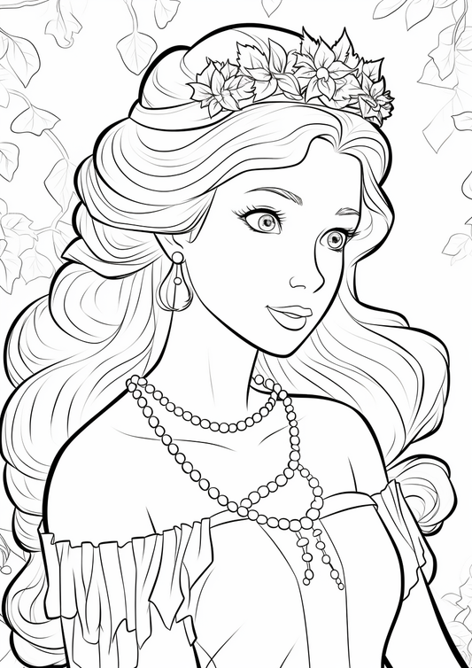 Princess Coloring Pages – MyArtscape