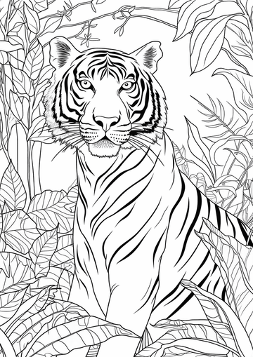 Sumatran Tiger Printable – MyArtscape
