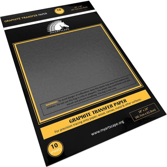 Hotop 100 Sheets Carbon Transfer Paper, Black Tracing Paper for Wood,  Paper, Canvas and Other Art Surfaces (9 x 13 Inch)