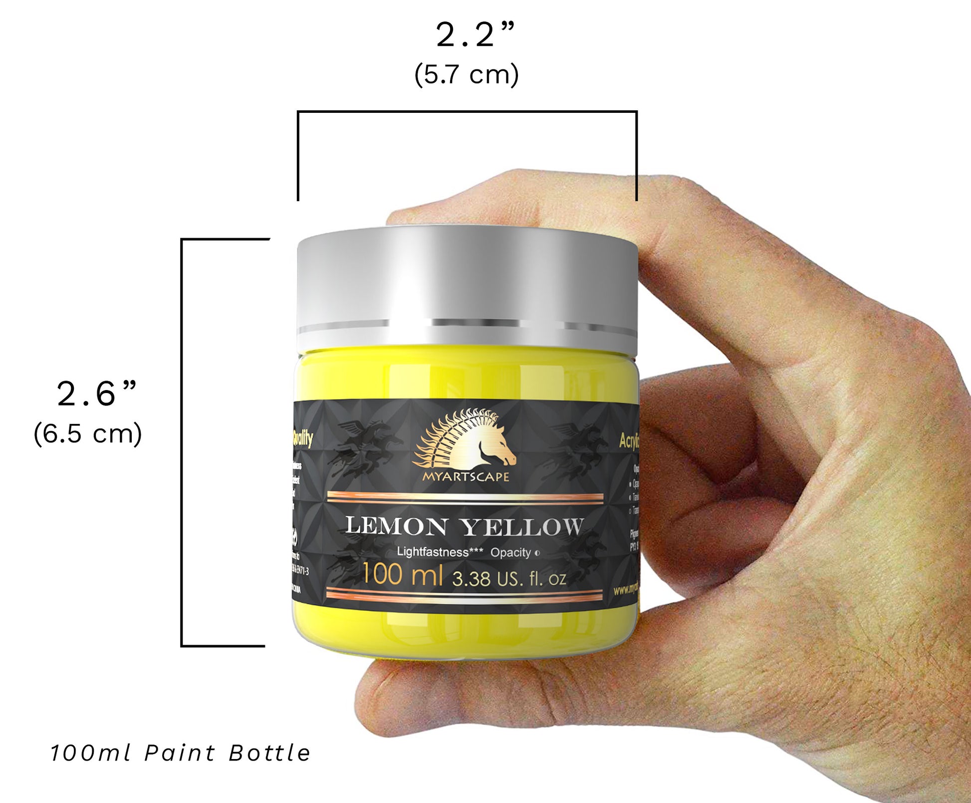 MyArtscape Acrylic Paint Set - 24 Colors X 21ml Tubes, Heavy Body Artist Quality