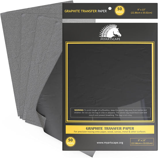Graphite Transfer Paper by Kingart 9 x 13 - Brushes and More
