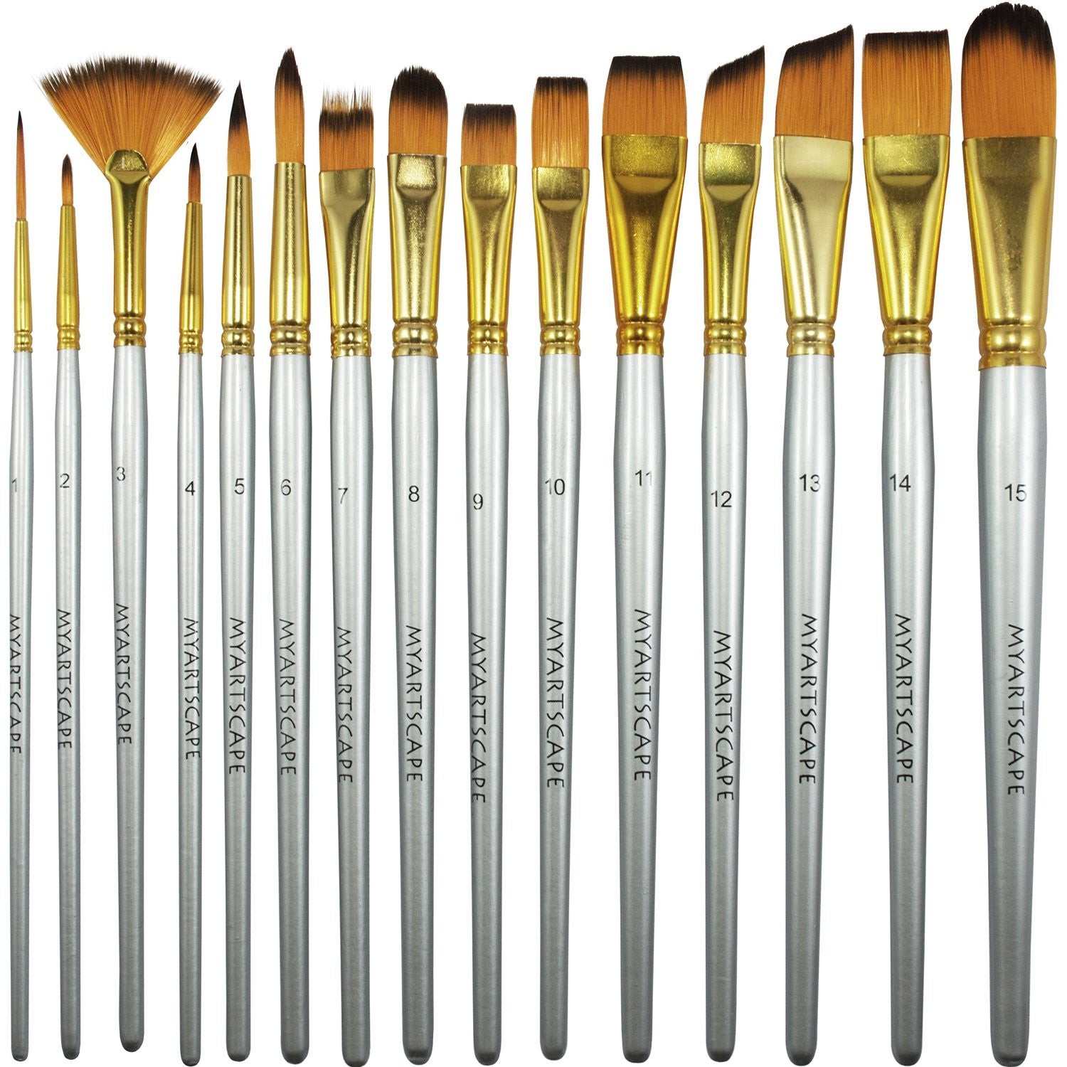 12 Pcs Painting Brushes Art Paintbrush Sets Miniature Paint Artists Brush