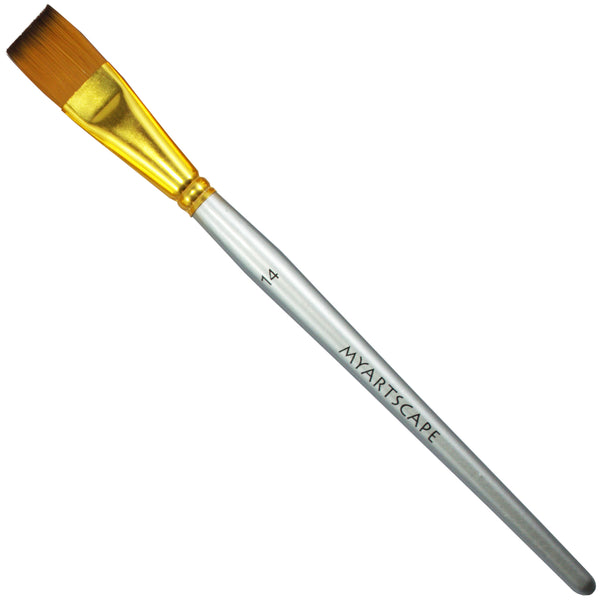 Taklon Synthetic Brush - Short Handle Replacement Brushes - MyArtscape