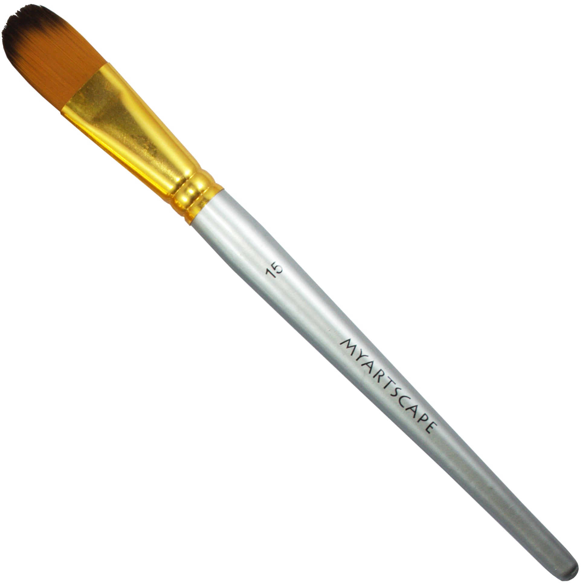Paint Brushes - 15 Pc Art Brush Set, Short Handle Artist