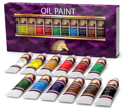 Oil Paint Tubes, 21ml - 12 Colors – MyArtscape