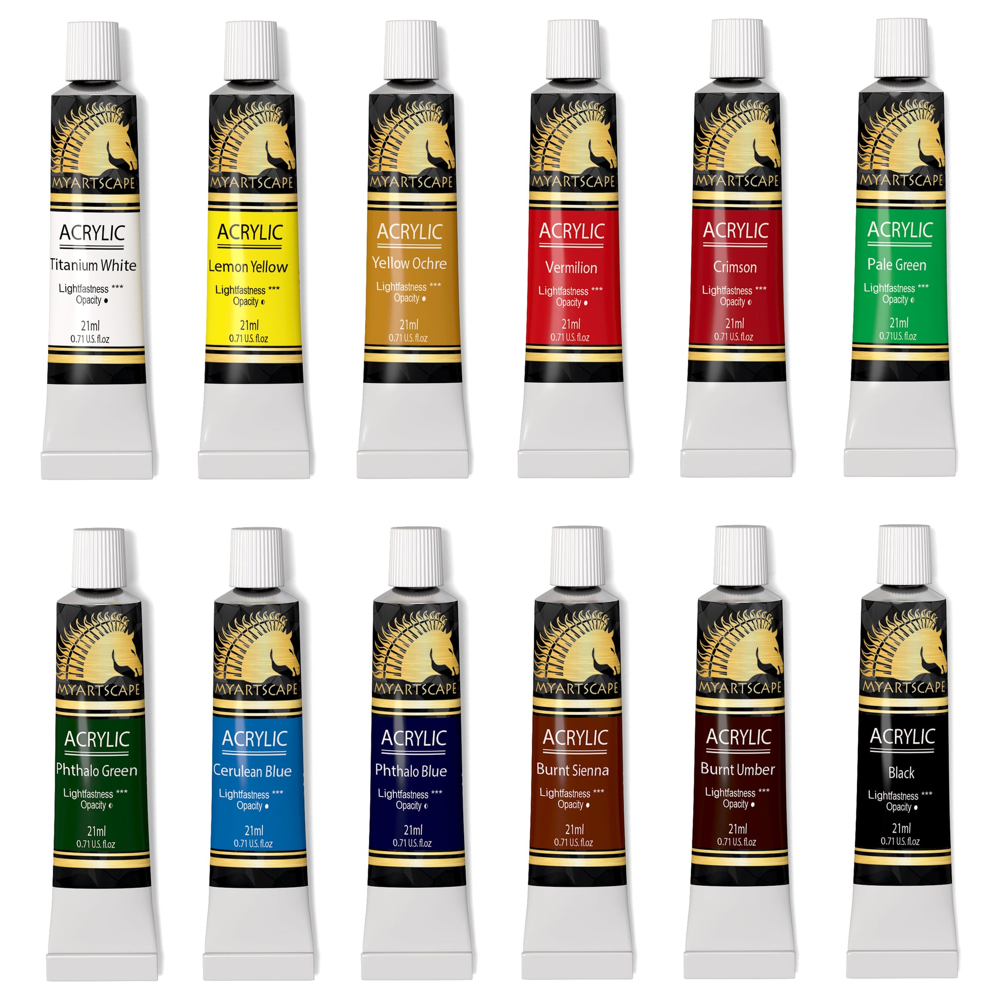 Buy MAILIER Professional Acrylic Paint Set 12ml Tubes Ideal for Acrylic  Painting Drawing Painting basics acrylic paint primary colors Hand Painted  Wall Painting Creative Deco Perfect for Beginners Online at desertcartINDIA